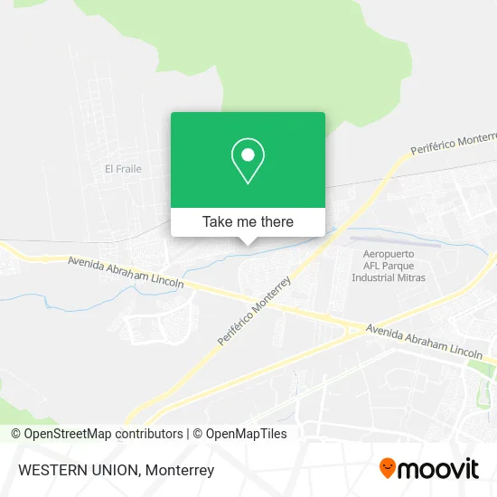 WESTERN UNION map