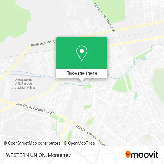 WESTERN UNION map