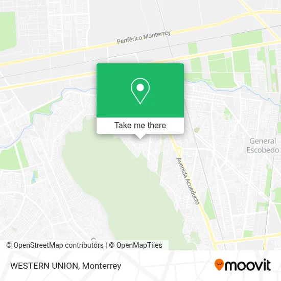 WESTERN UNION map