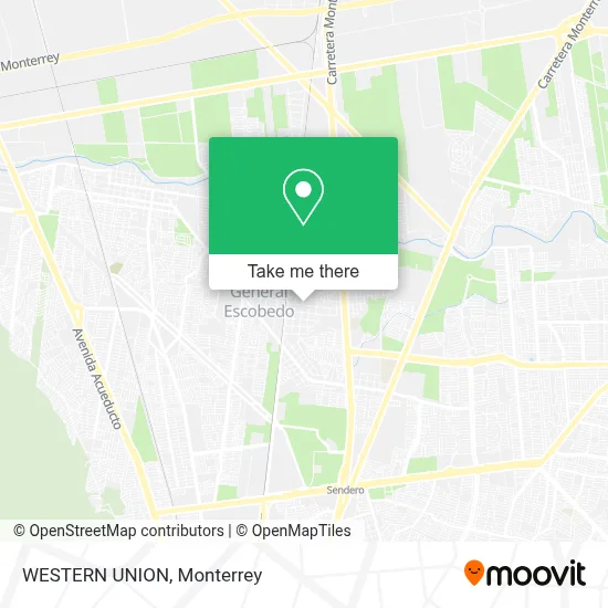WESTERN UNION map