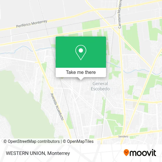 WESTERN UNION map