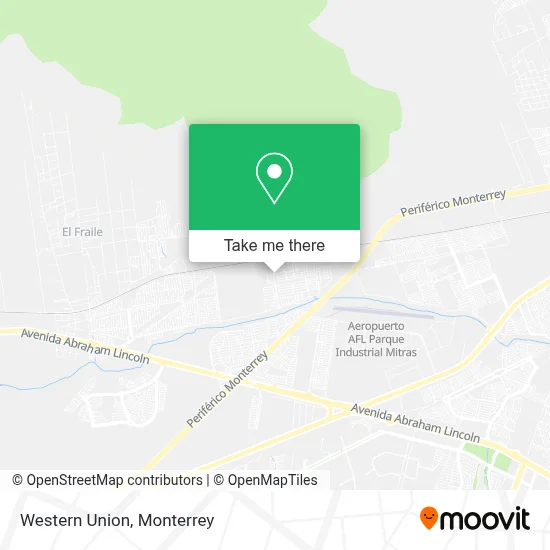 WESTERN UNION map