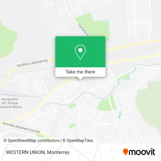 WESTERN UNION map