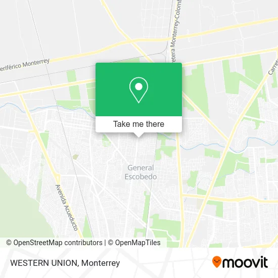 Mapa de WESTERN UNION