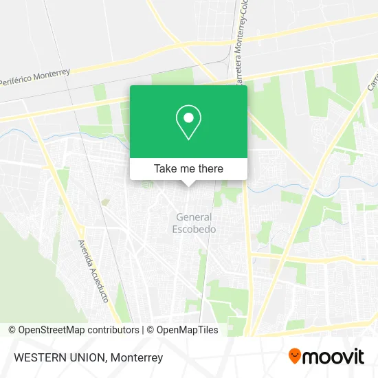 WESTERN UNION map