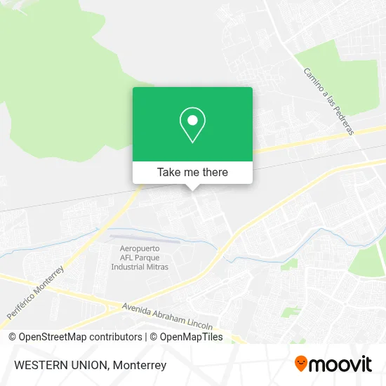 WESTERN UNION map