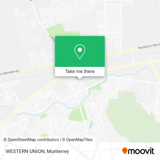WESTERN UNION map
