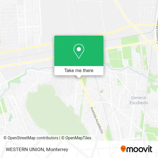 WESTERN UNION map