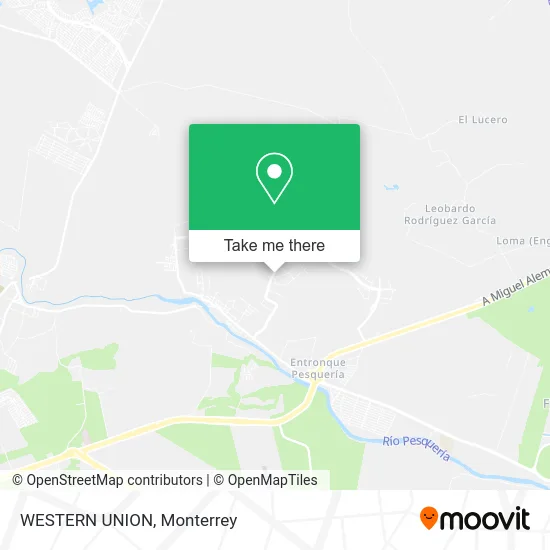 Mapa de WESTERN UNION