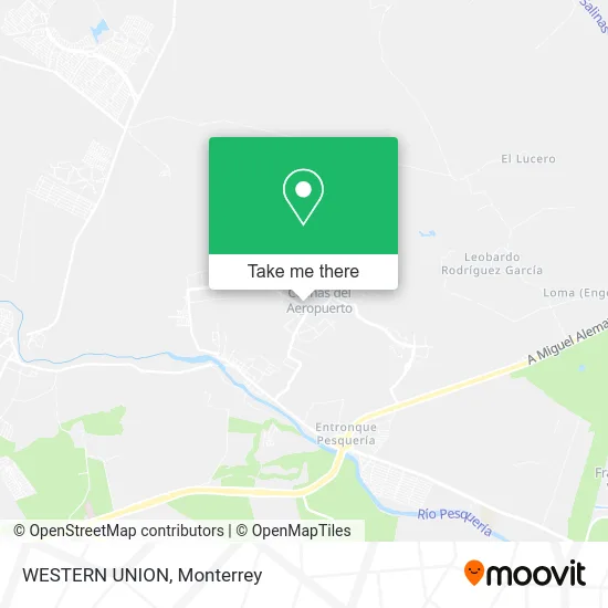 Mapa de WESTERN UNION