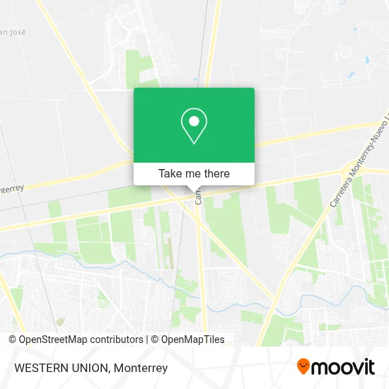 WESTERN UNION map