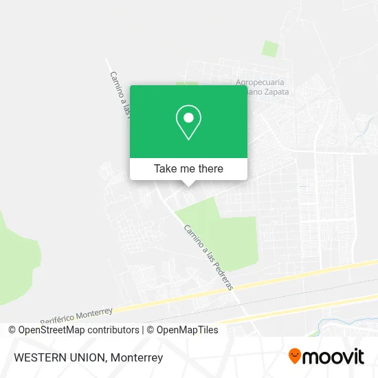 WESTERN UNION map