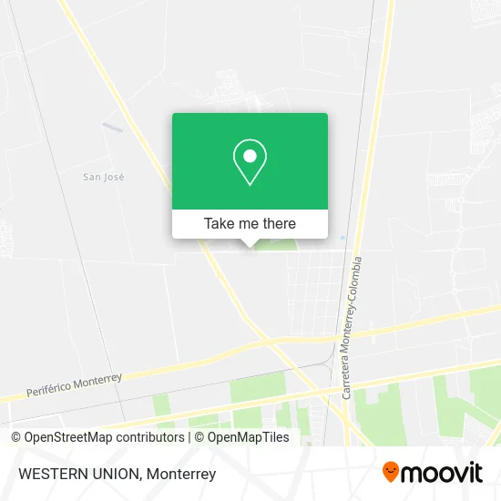 Mapa de WESTERN UNION