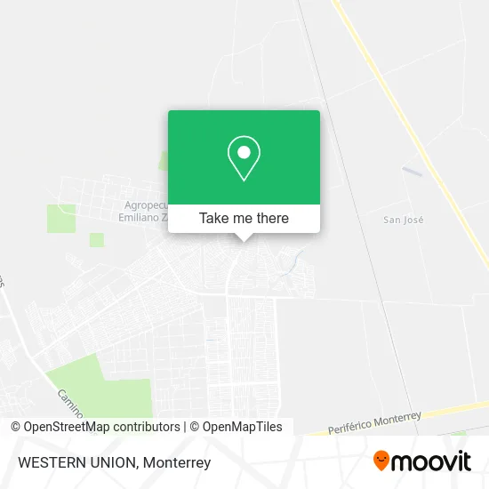 WESTERN UNION map