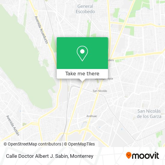 Calle Doctor Albert J. Sabin map