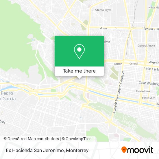 Ex Hacienda San Jeronimo map