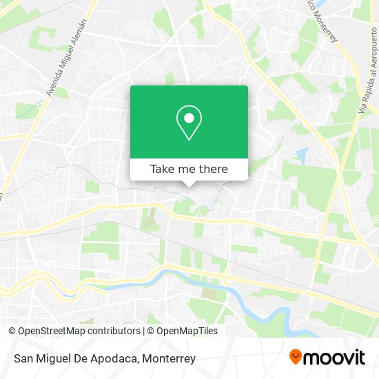 San Miguel De Apodaca map
