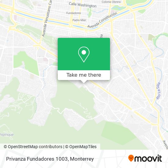Mapa de Privanza Fundadores 1003