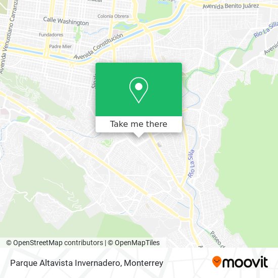 Parque Altavista Invernadero map