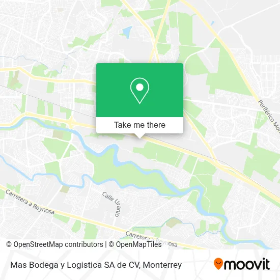Mas Bodega y Logistica SA de CV map