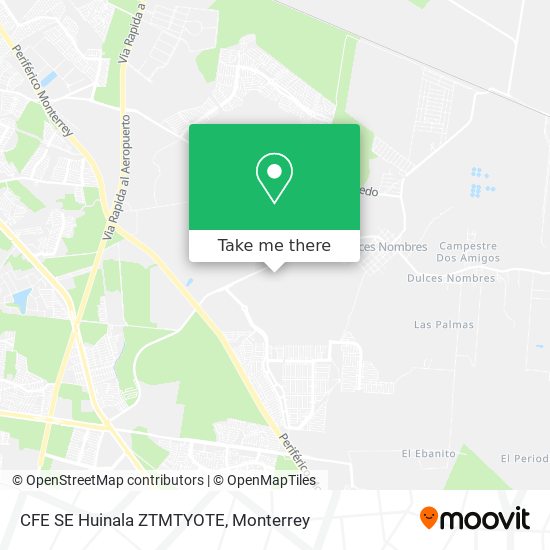 CFE SE Huinala ZTMTYOTE map