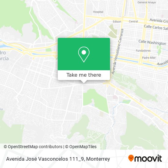 Avenida José Vasconcelos 111_9 map