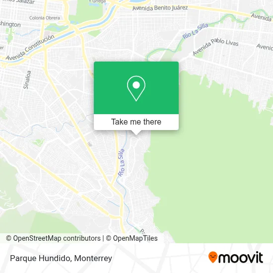 Parque Hundido map