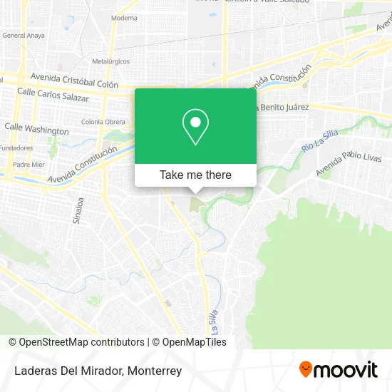 Laderas Del Mirador map