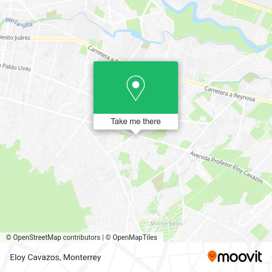 Eloy Cavazos map