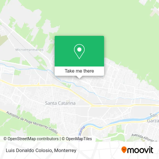 Mapa de Luis Donaldo Colosio