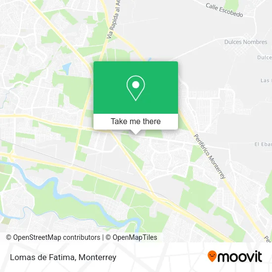 Lomas de Fatima map