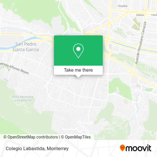 Colegio Labastida map