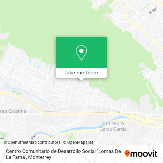 Centro Comunitario de Desarrollo Social "Lomas De La Fama" map