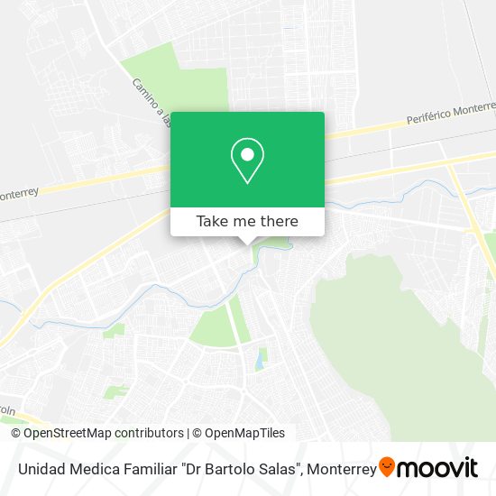 Unidad Medica Familiar "Dr Bartolo Salas" map