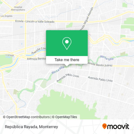Mapa de República Rayada