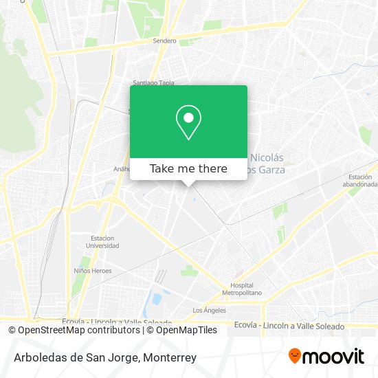 Arboledas de San Jorge map
