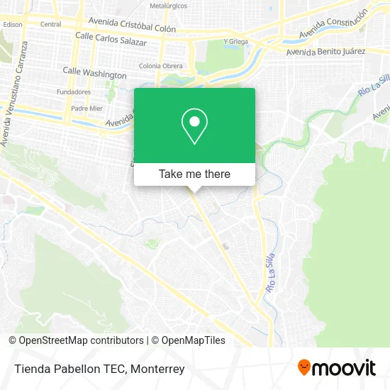 Tienda Pabellon TEC map