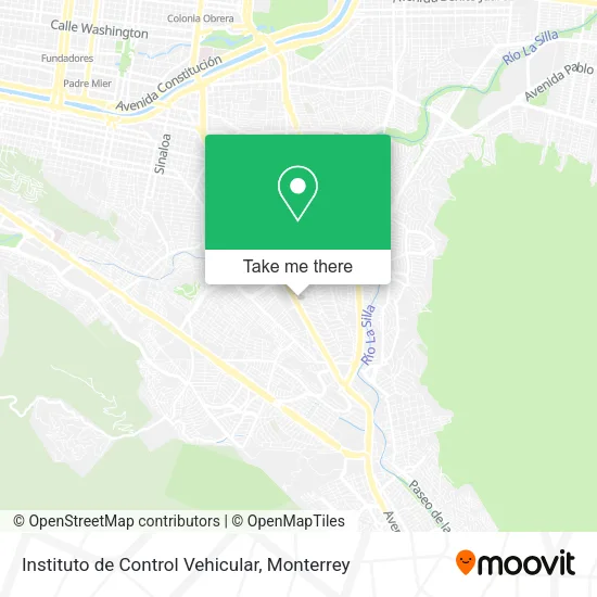 Mapa de Instituto de Control Vehicular
