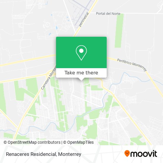 Renaceres Residencial map