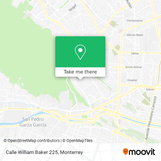 Mapa de Calle William Baker 225