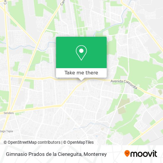 Mapa de Gimnasio Prados de la Cieneguita