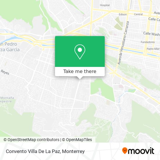 Mapa de Convento Villa De La Paz