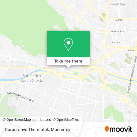 Corporativo Thermotek map