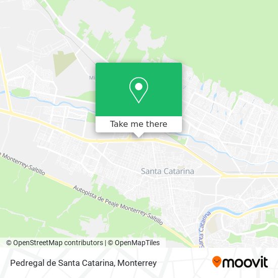 Pedregal de Santa Catarina map
