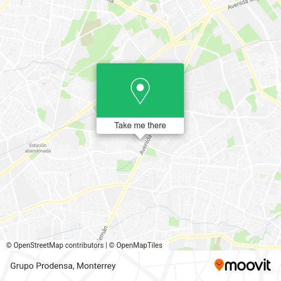 Grupo Prodensa map