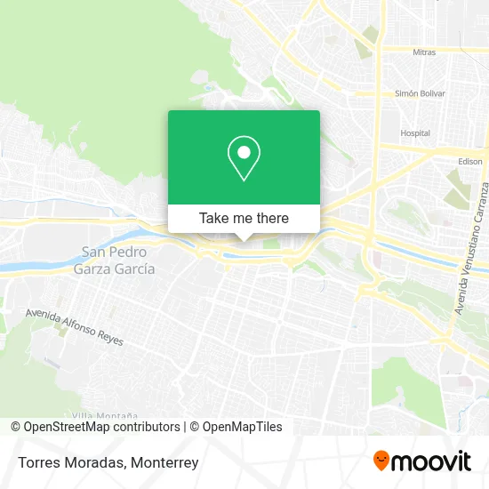 Torres Moradas map