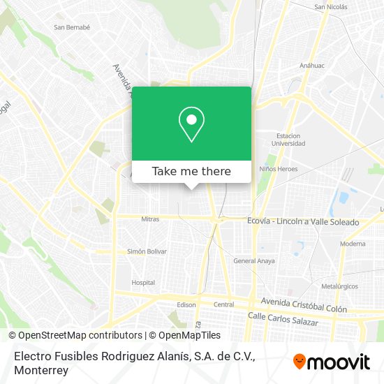 Electro Fusibles Rodriguez Alanís, S.A. de C.V. map
