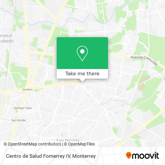 Centro de Salud Fomerrey IV map