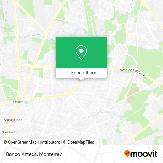 Banco Azteca map