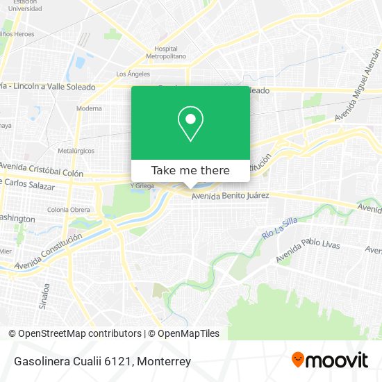 Gasolinera Cualii 6121 map